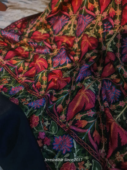 Toosh: abresham tilla shawl