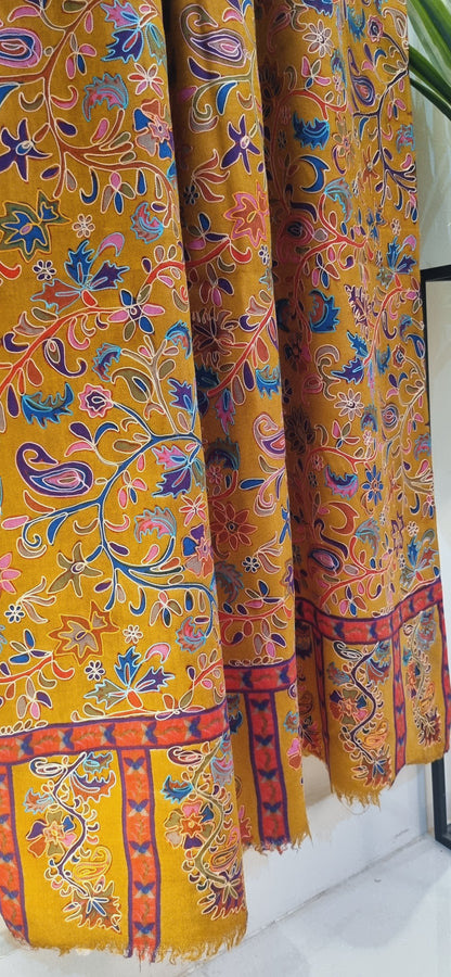 Sale Embroidered minishawls: Reelkar pashmina