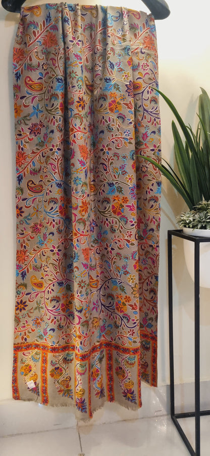 Sale Embroidered minishawls: Reelkar pashmina