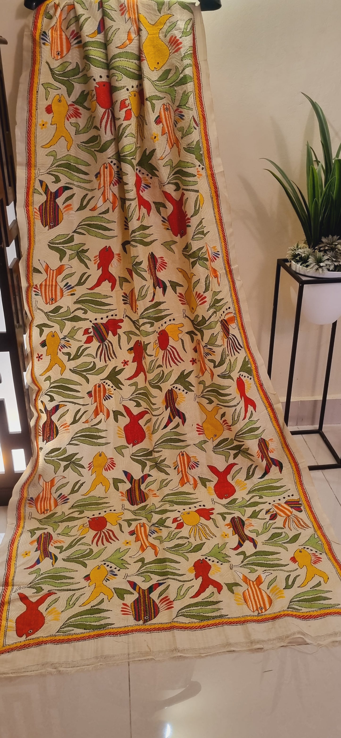 Sale: kantha dupata, chanderi silk