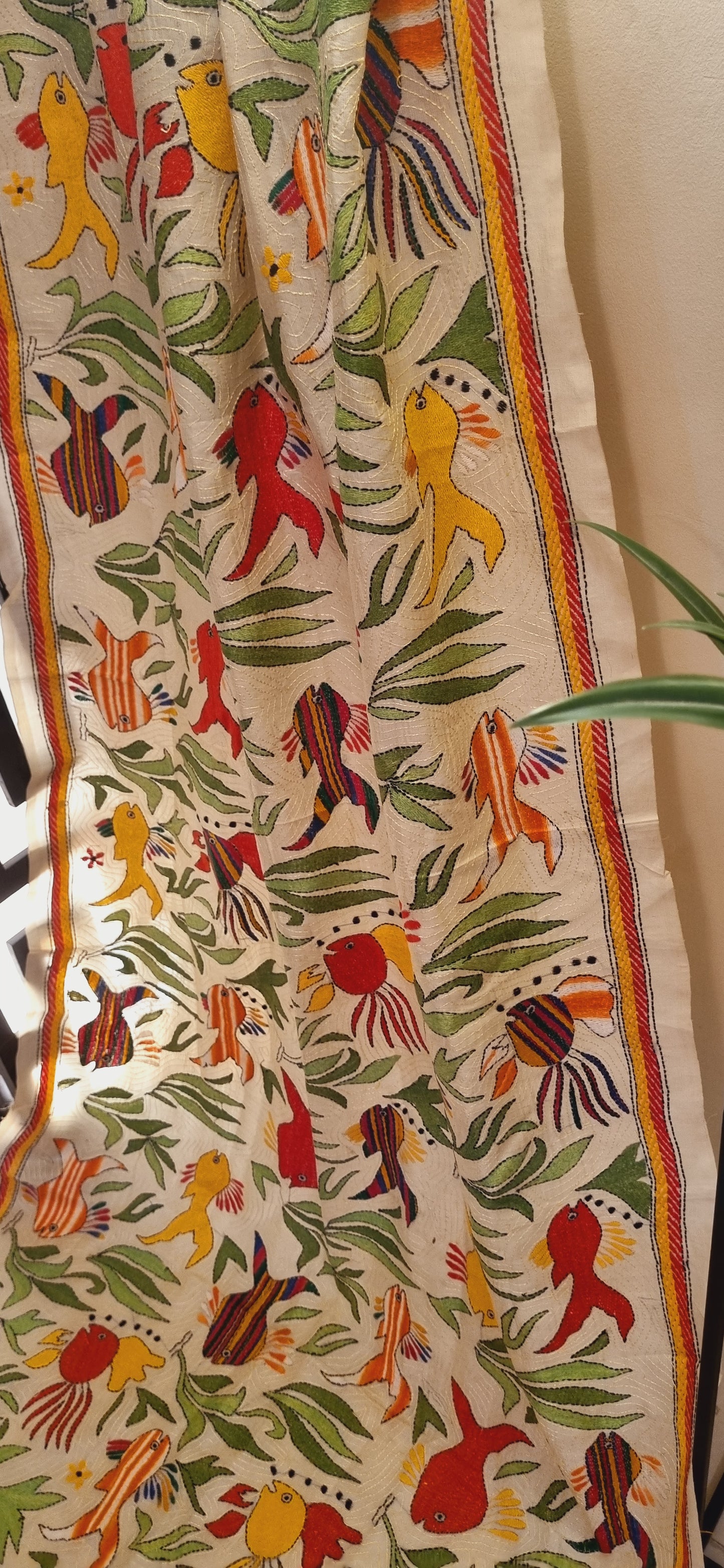 Sale: kantha dupata, chanderi silk