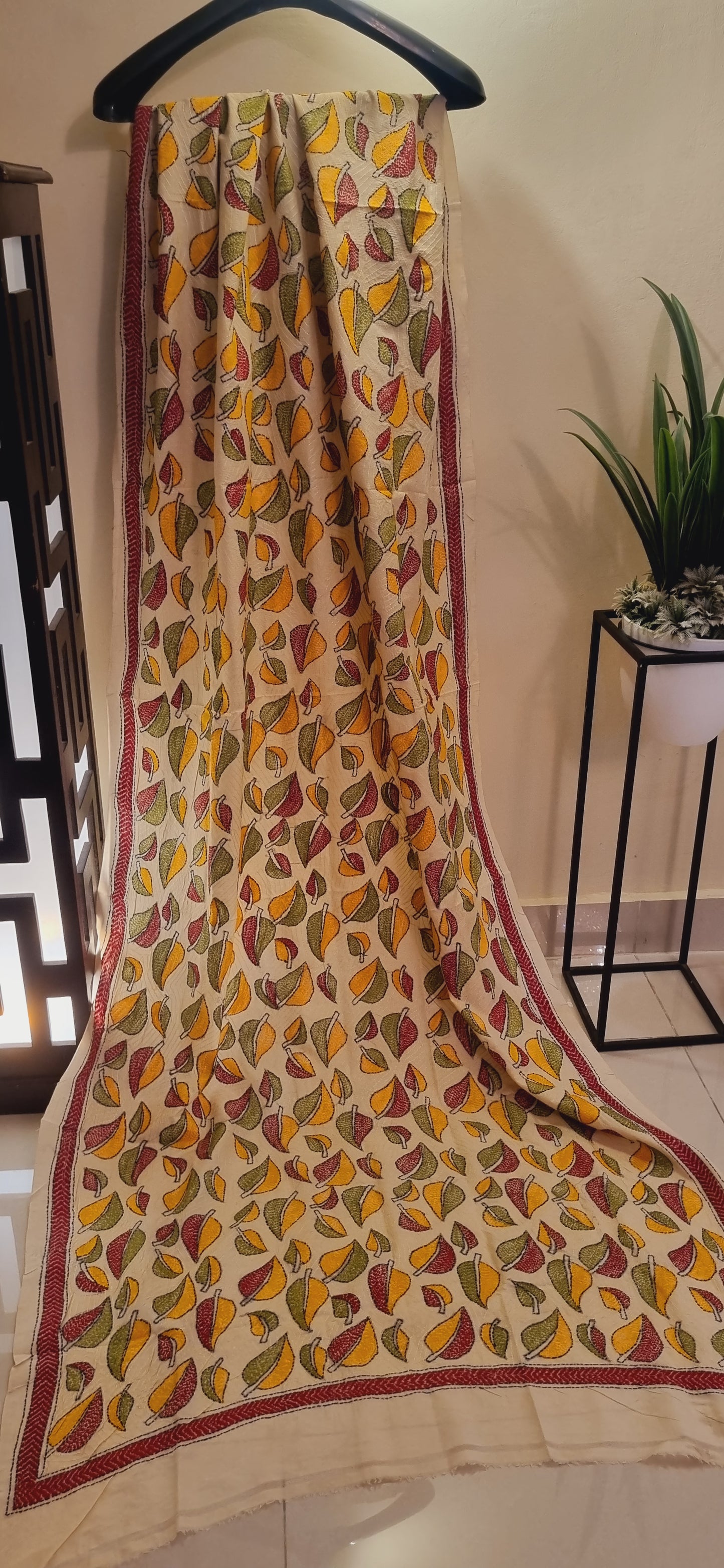 Sale: kantha dupata Chanderi silk