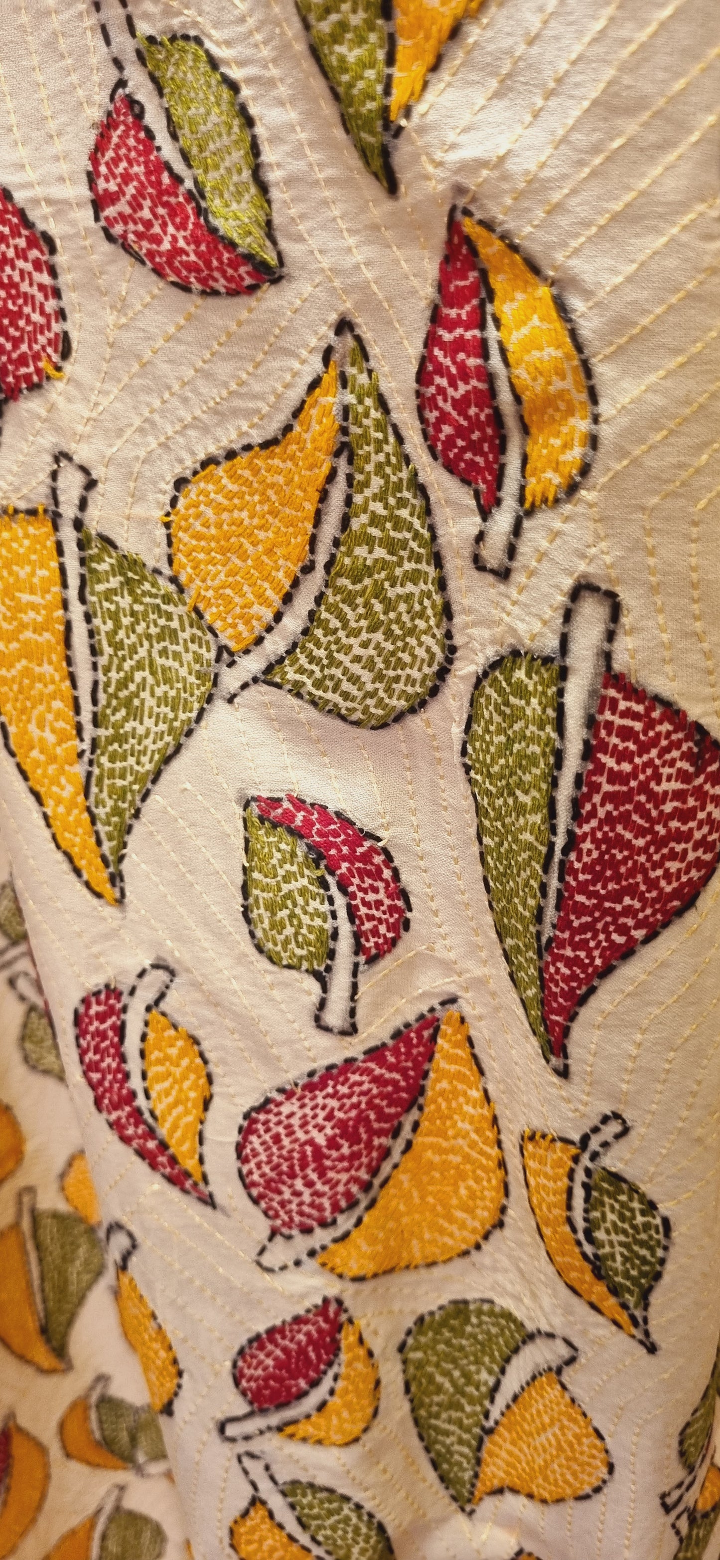 Sale: kantha dupata Chanderi silk