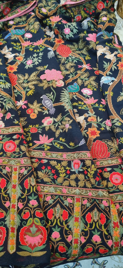 Kalamkari heritage shawl: Georget