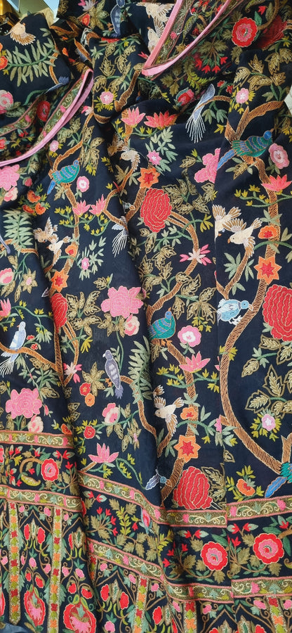 Kalamkari heritage shawl: Georget