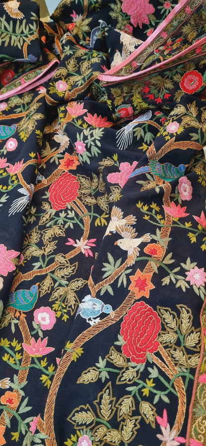 Kalamkari heritage shawl: Georget