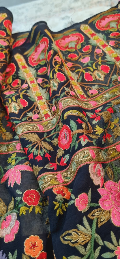 Kalamkari heritage shawl: Georget