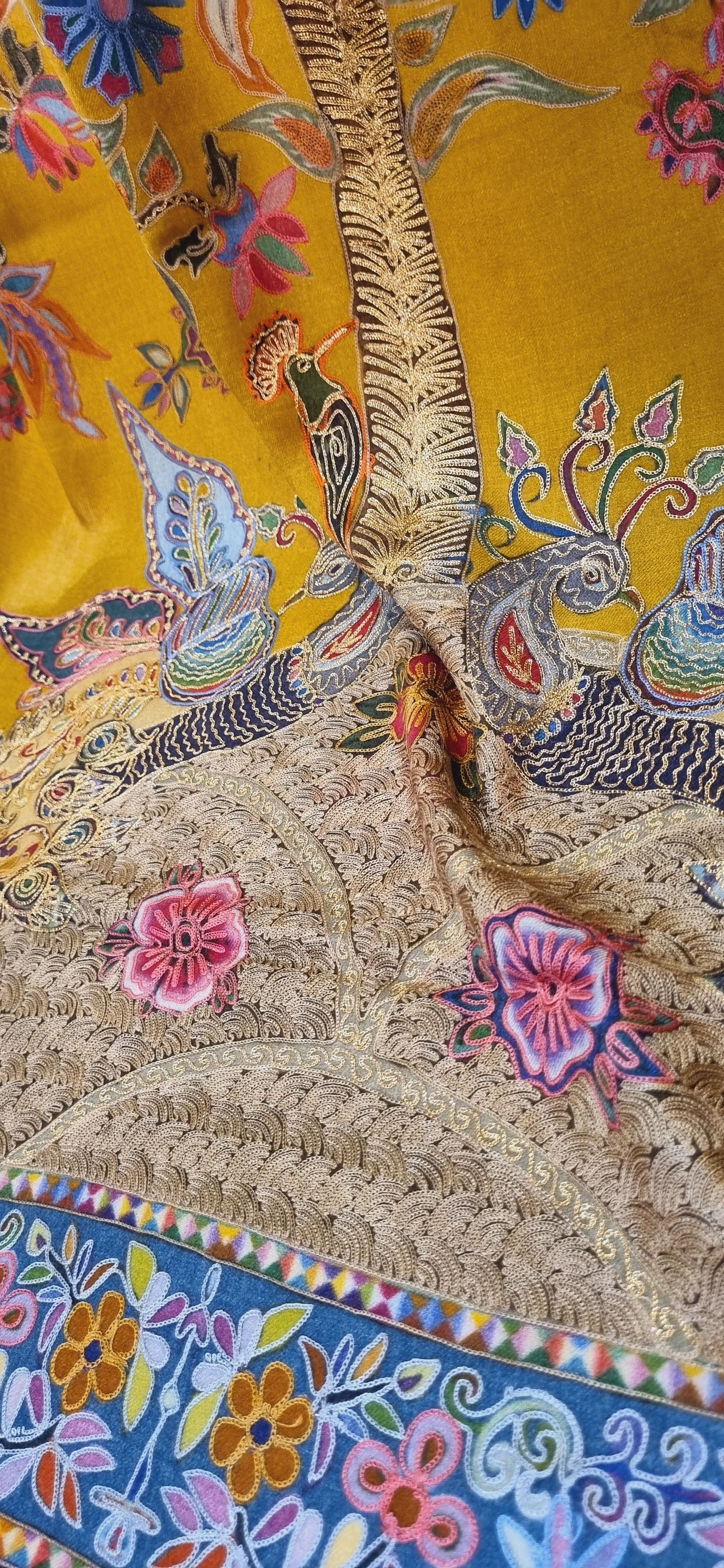 Tree of life: reelkar shawl