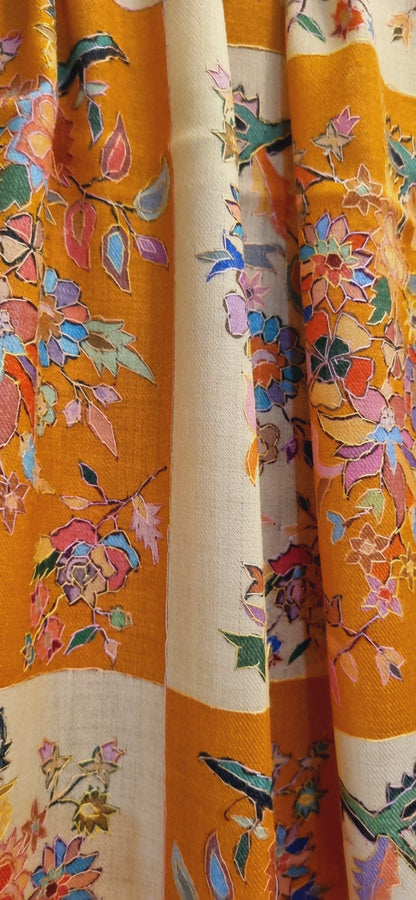 Kalamkar shawl: toosh pashmina