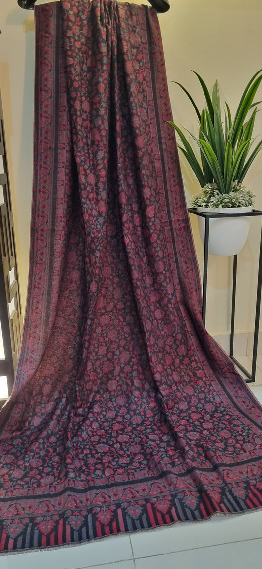 Reversible kaani shawl: Pashmina