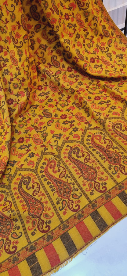 Kaani shawls: woollen pashmina