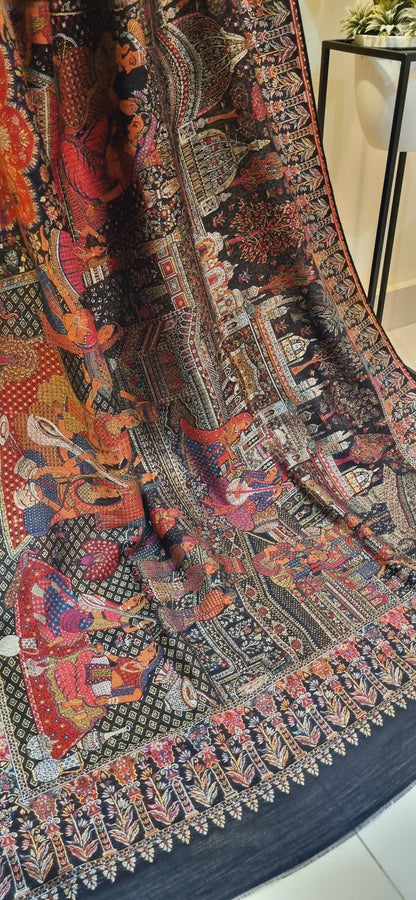 Darbari Royal kaani moonlight: shawl