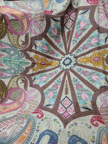 Reelkaar kalamkari : Embroidered shawl