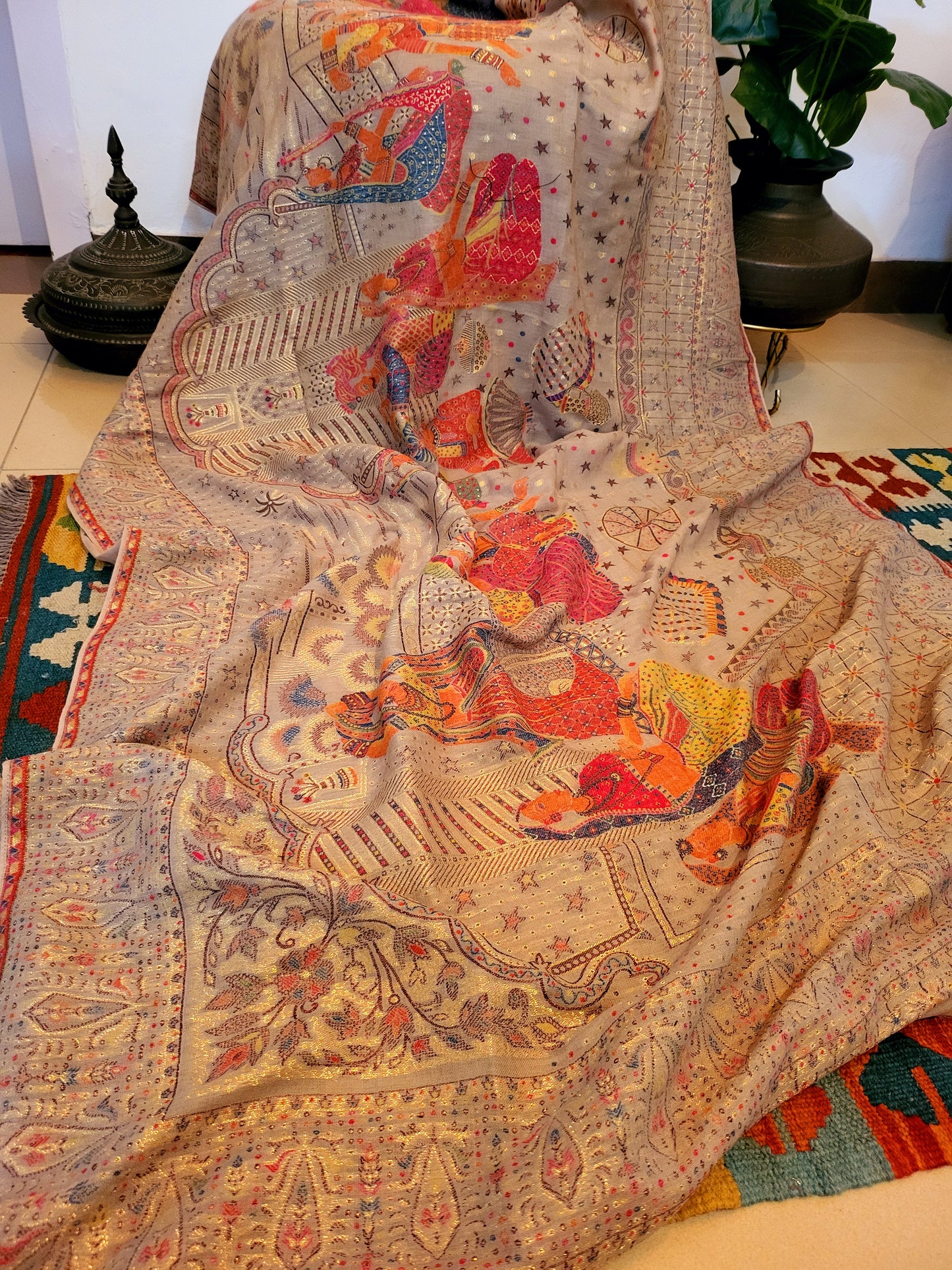 Sale Darbari shahjahan kaani : shawl