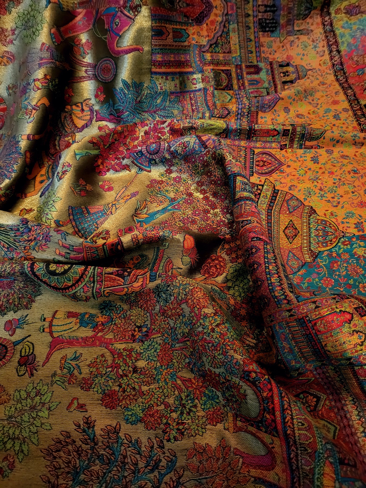 Shahjahan moonlight: Kanni shawl