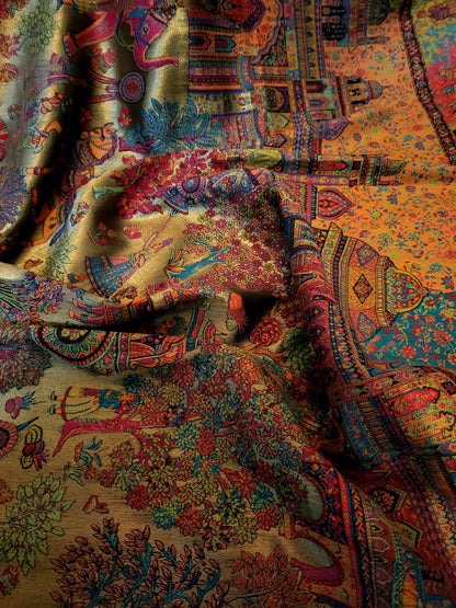 Shahjahan moonlight: Kanni shawl