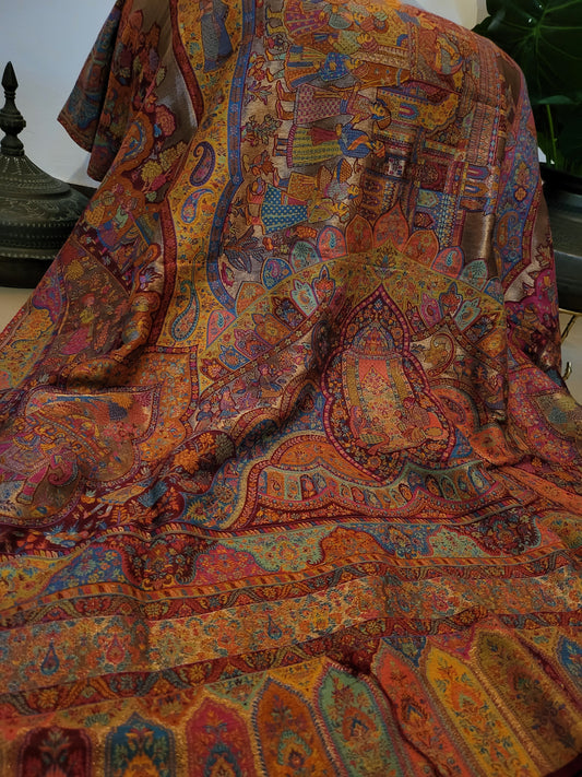 Shahjahan moonlight : Kaani shawl