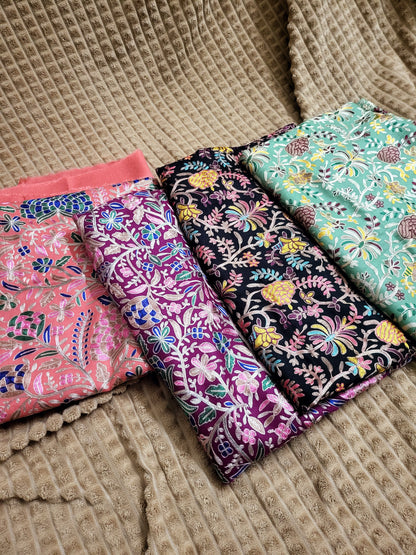 Paper machie : Embroidered shawl