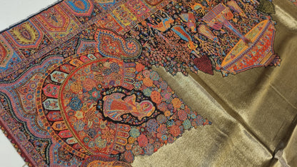 A Kaani shawl: Moonlight