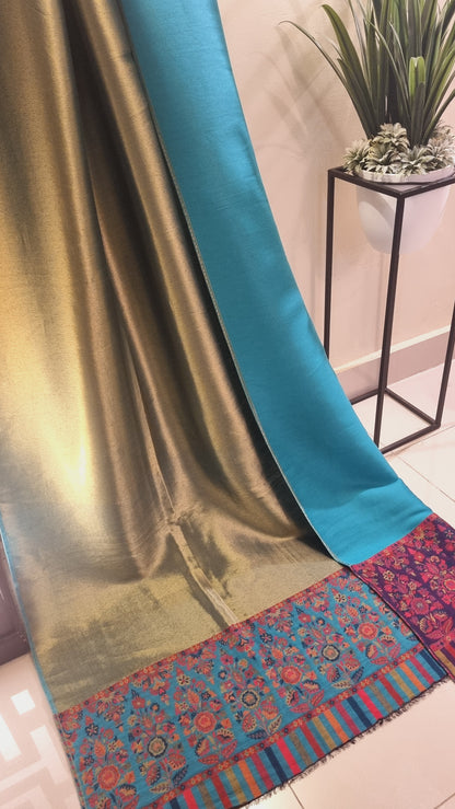 Kaani shawl: Moonlight Reversible