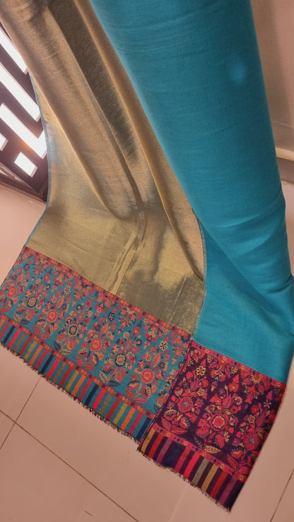 Kaani shawl: Moonlight Reversible