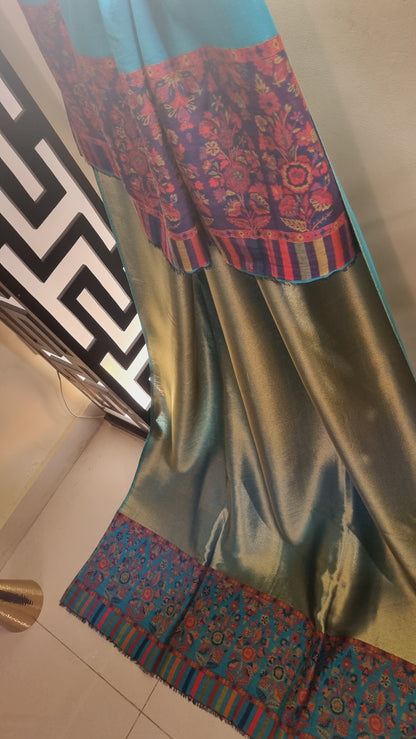 Kaani shawl: Moonlight Reversible