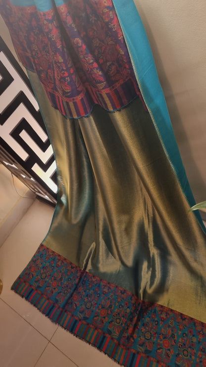 Kaani shawl: Moonlight Reversible