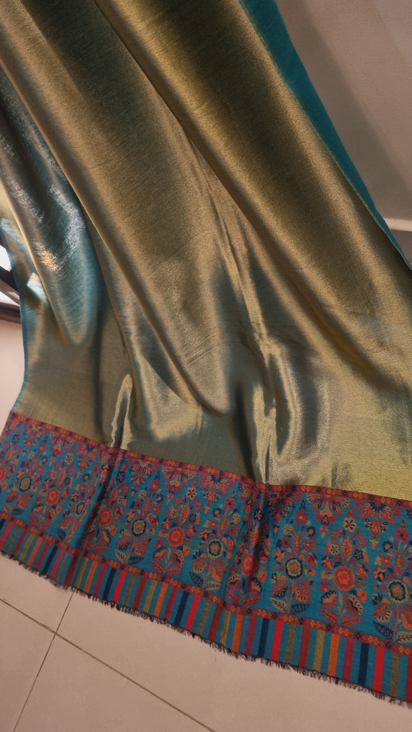 Kaani shawl: Moonlight Reversible