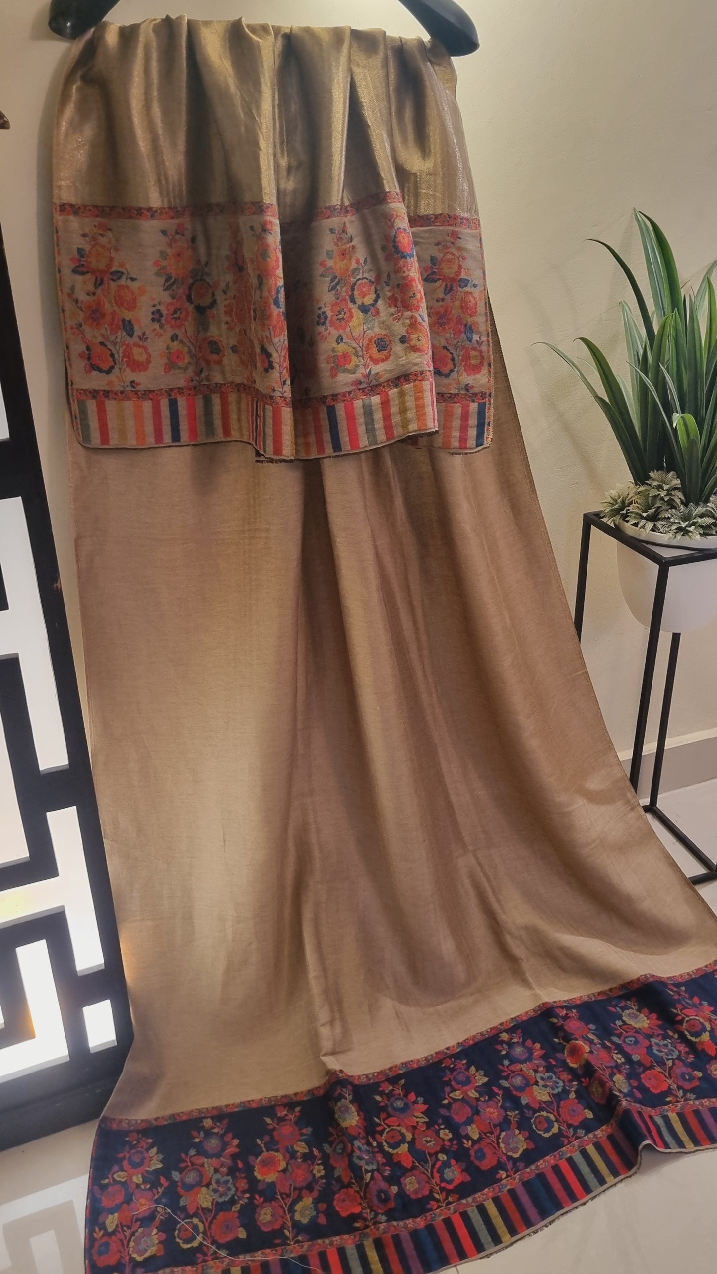 Kaani shawl: Moonlight Reversible