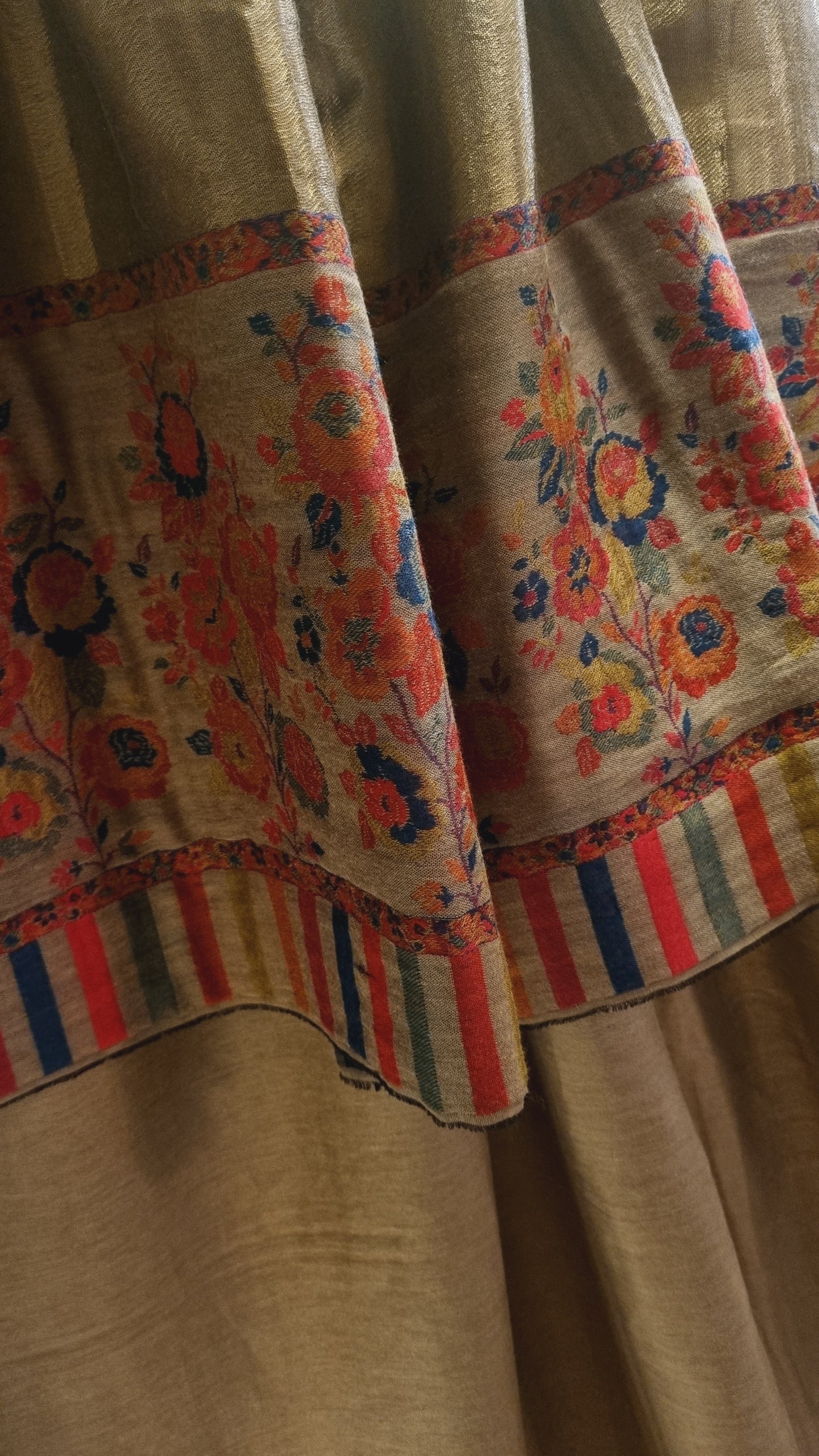 Kaani shawl: Moonlight Reversible