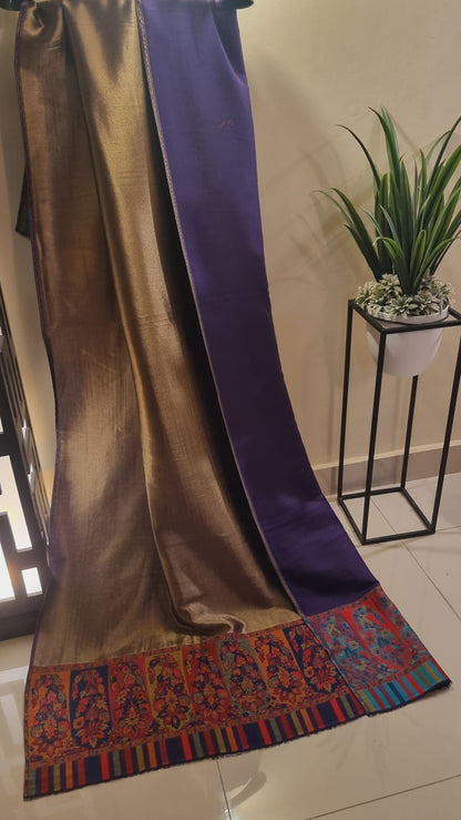 Kaani shawl: Moonlight Reversible