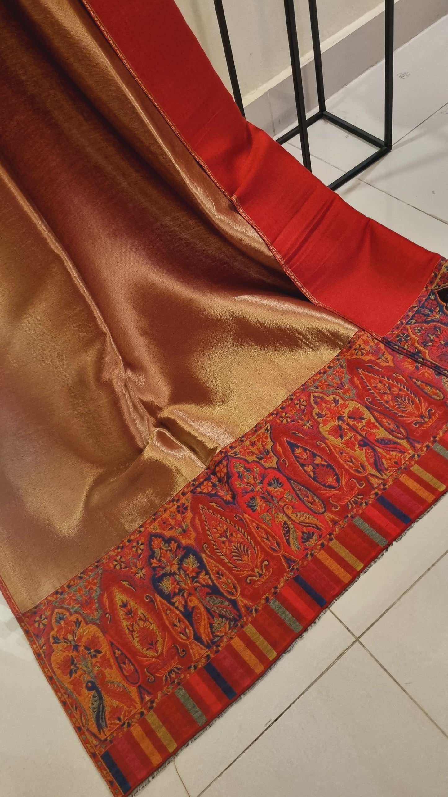 Kaani shawl: Moonlight Reversible