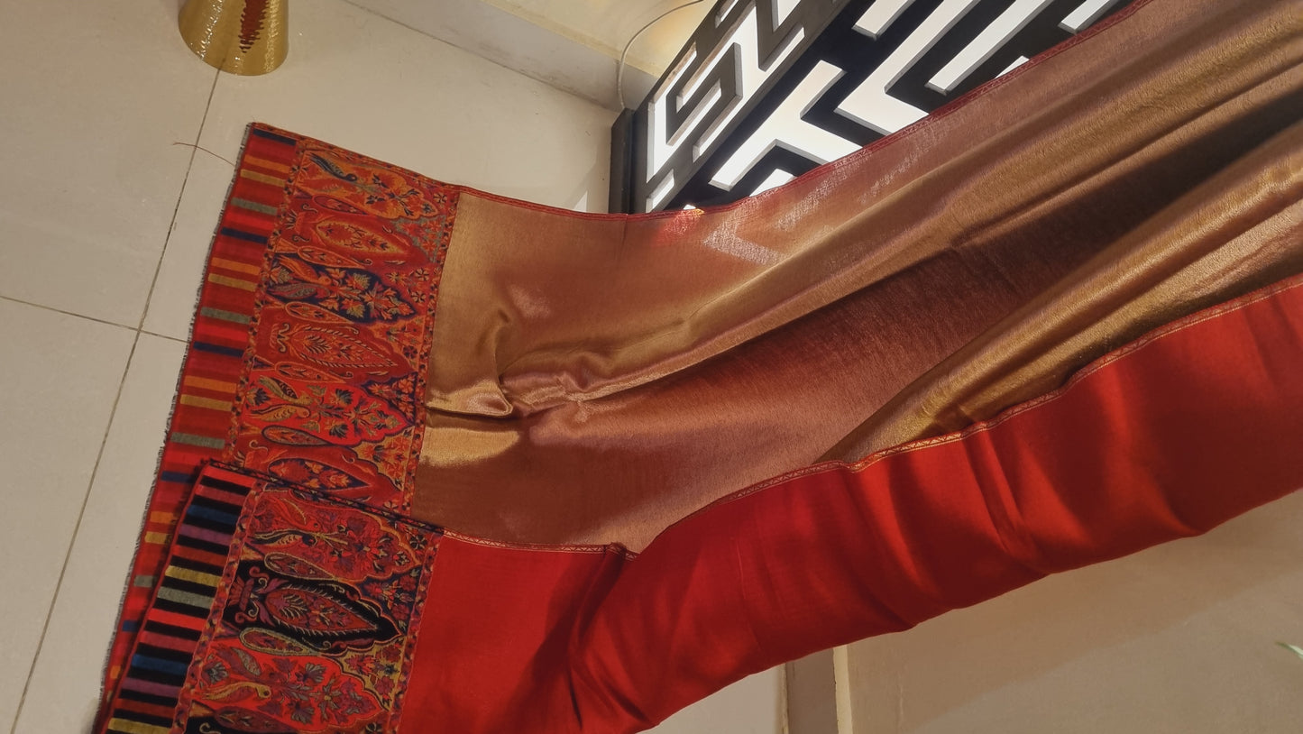 Kaani shawl: Moonlight Reversible