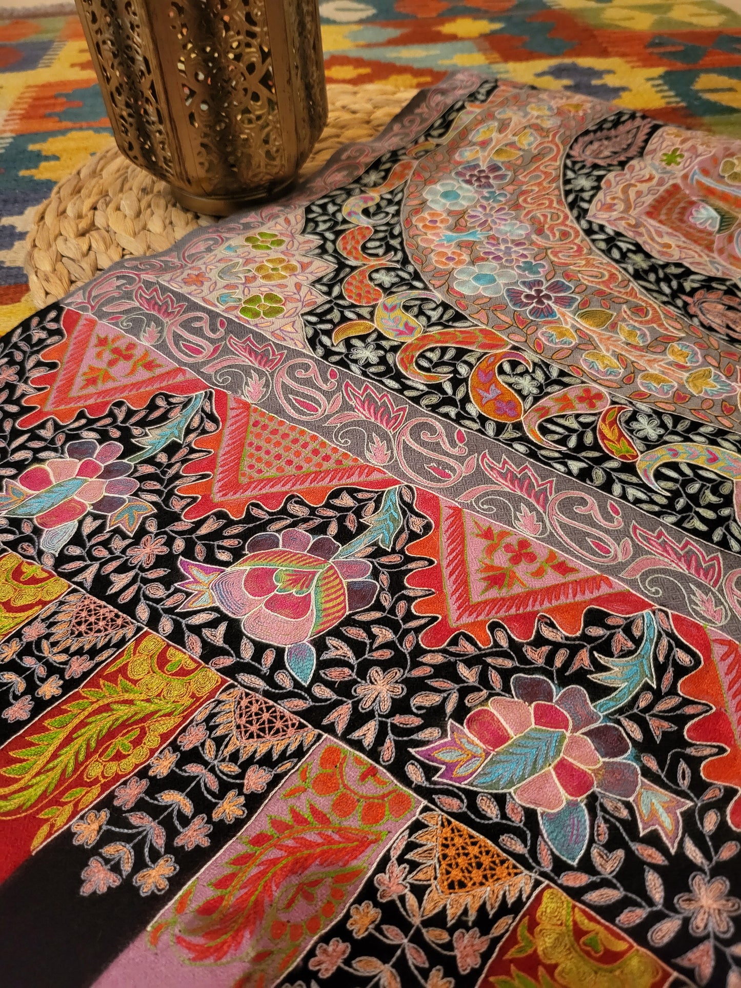 Luxury edit : Hand Embroidered kalamkari