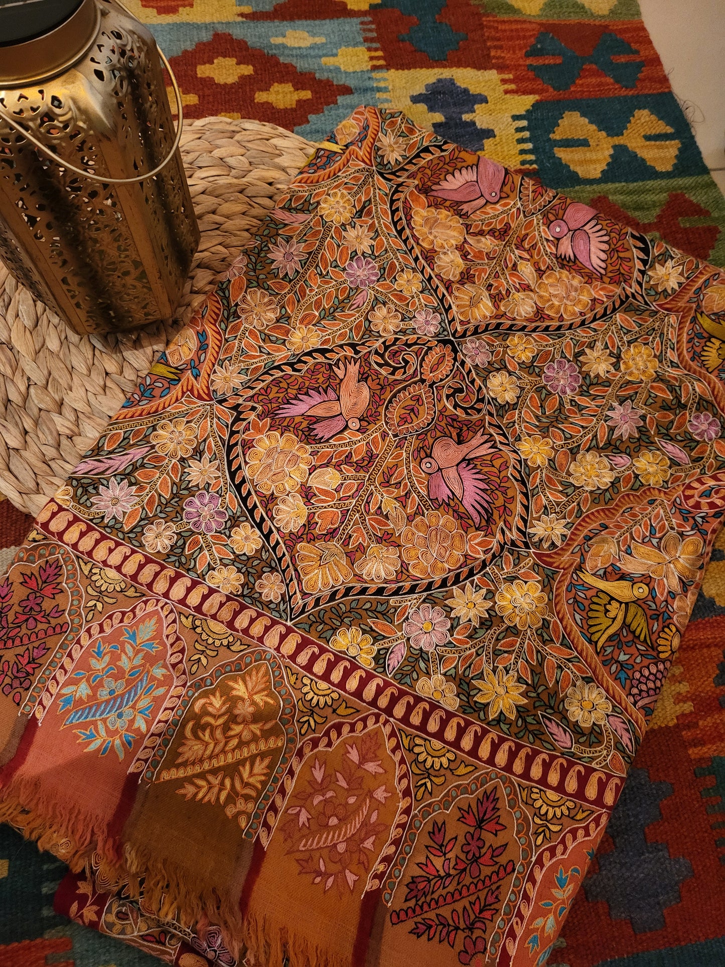 Luxury edit:  kalamkari shawl