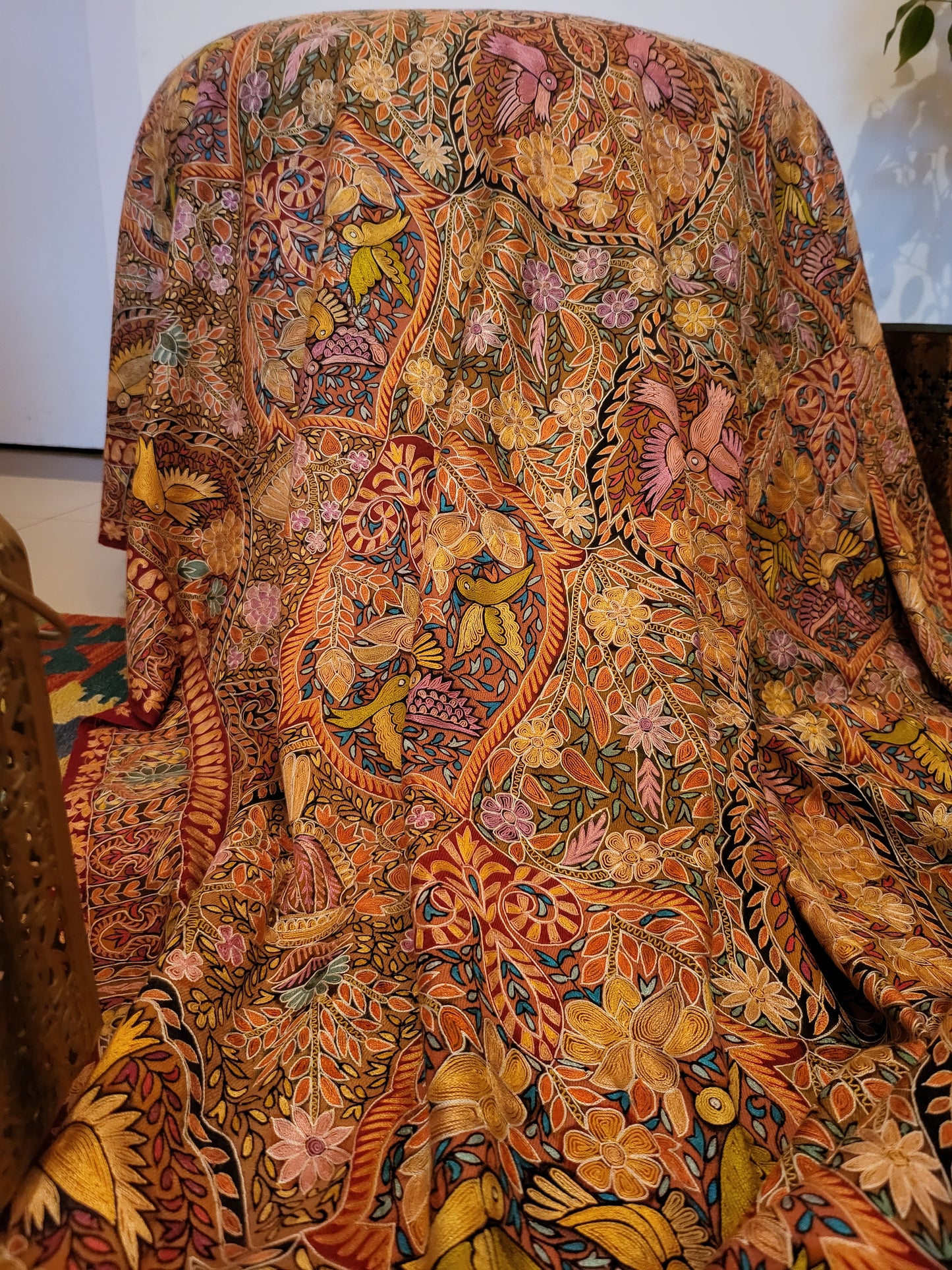 Luxury edit:  kalamkari shawl