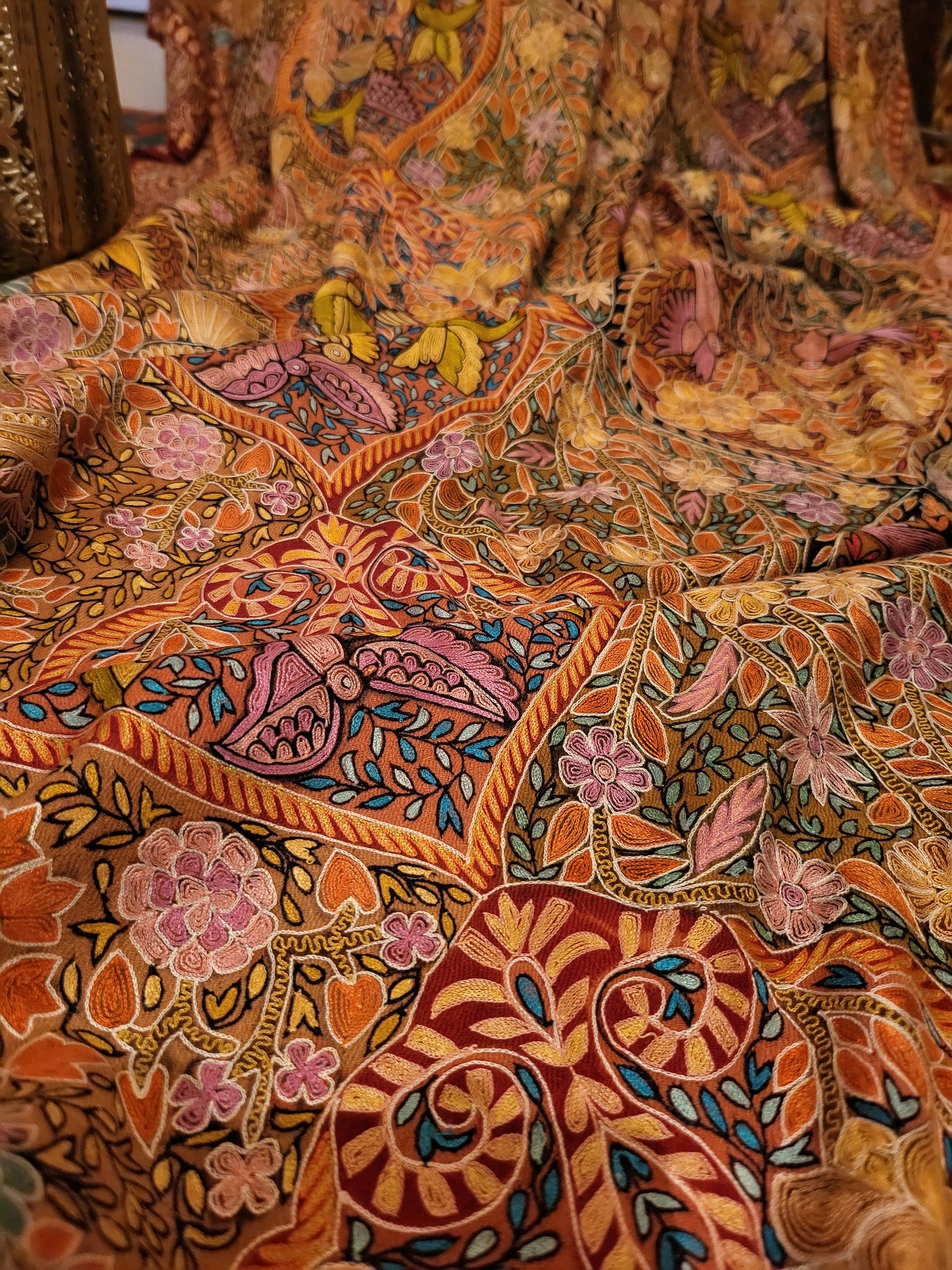 Luxury edit:  kalamkari shawl