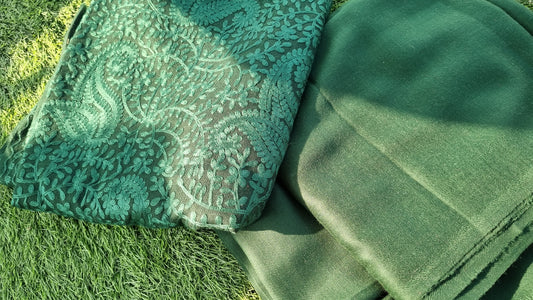 Embroidered suit: Three piece