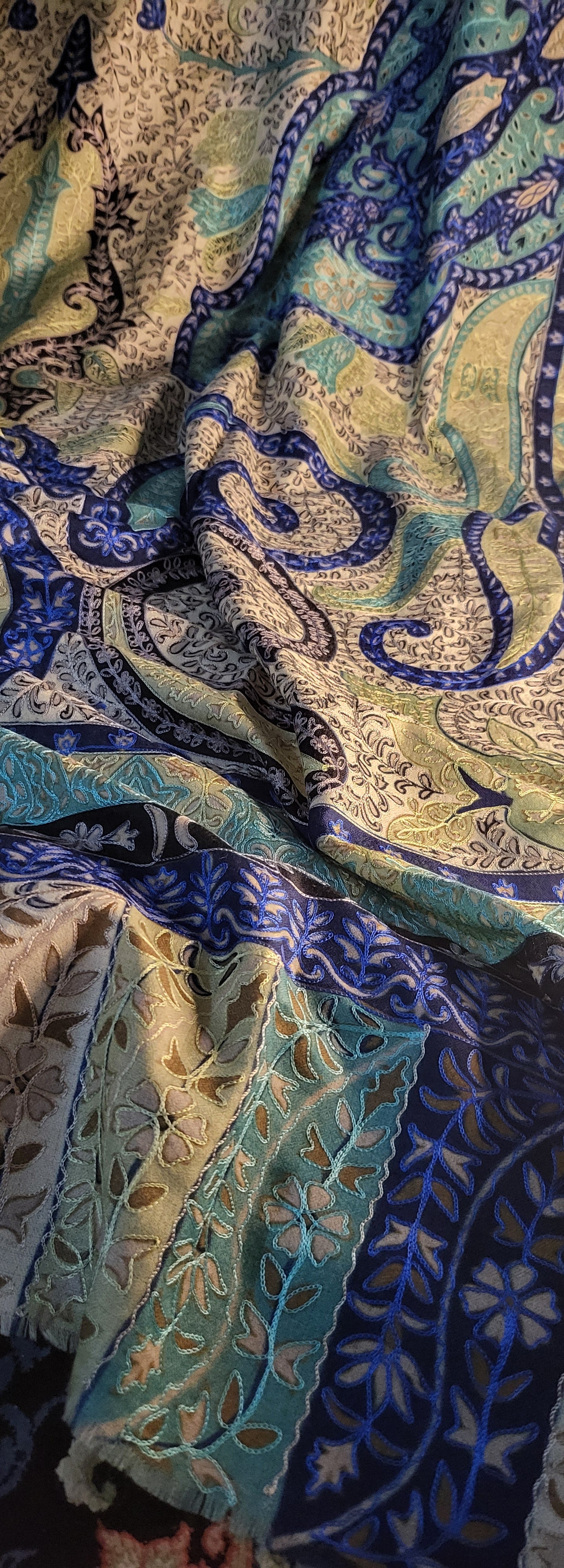 Kalamkari reelkaar: shawl