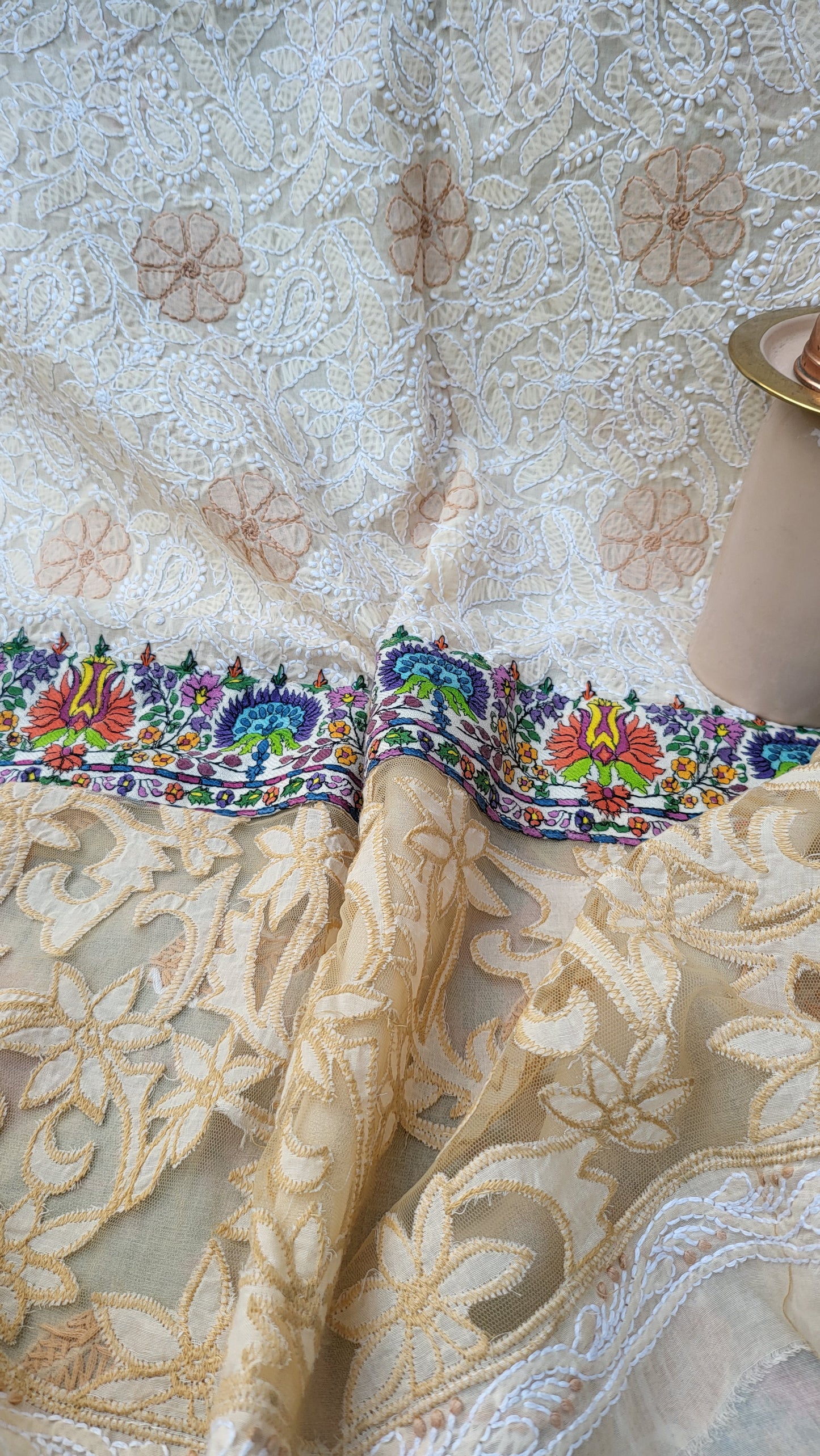 Chikankari shirt : Lucknowy