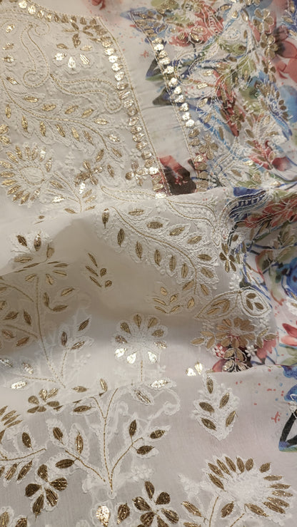 Chikankari shirt : formal