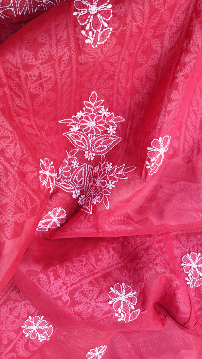 Chikankari shirt: Hand Embroidered