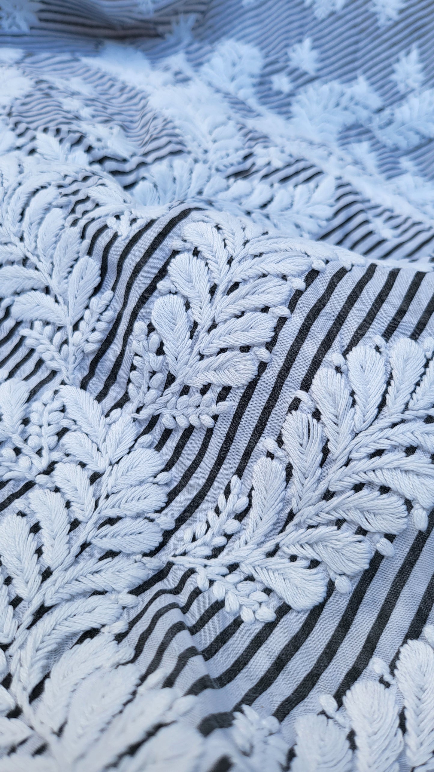 Chikankari shirts : Hand Embroidered