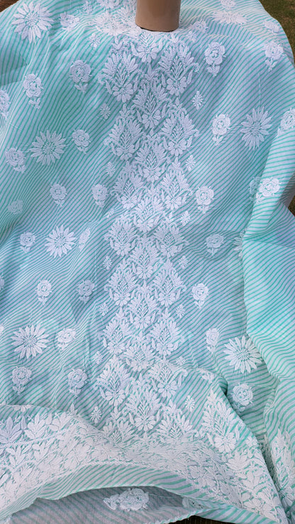 Chikankari shirt : Hand Embroidered