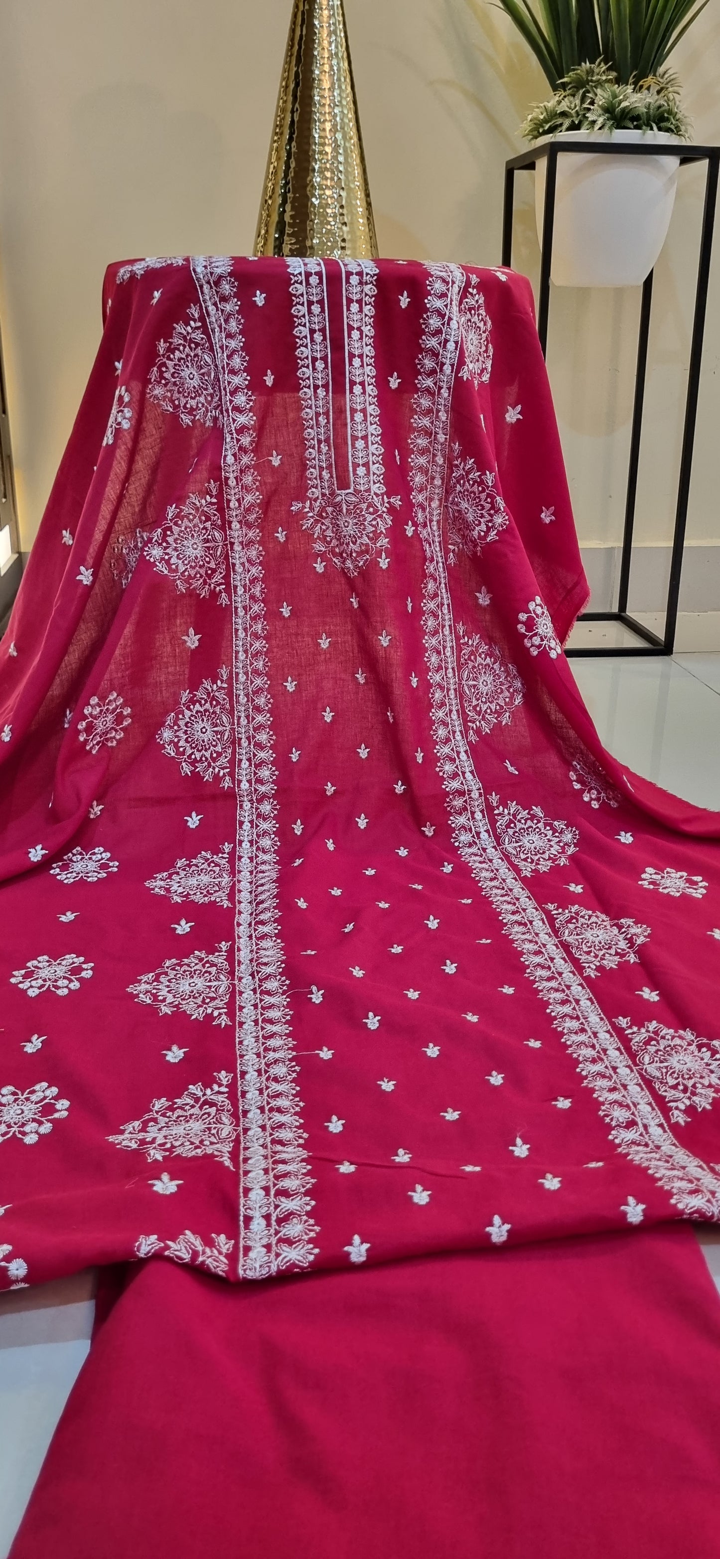 Embroidered two piece