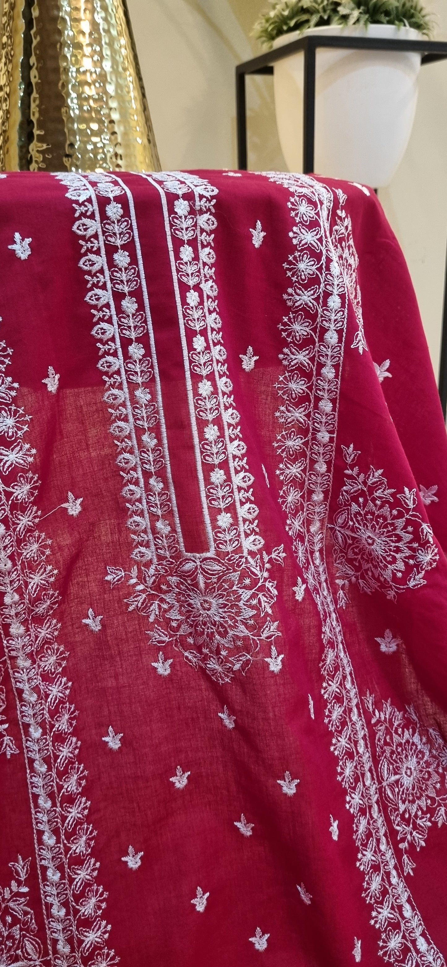 Embroidered two piece