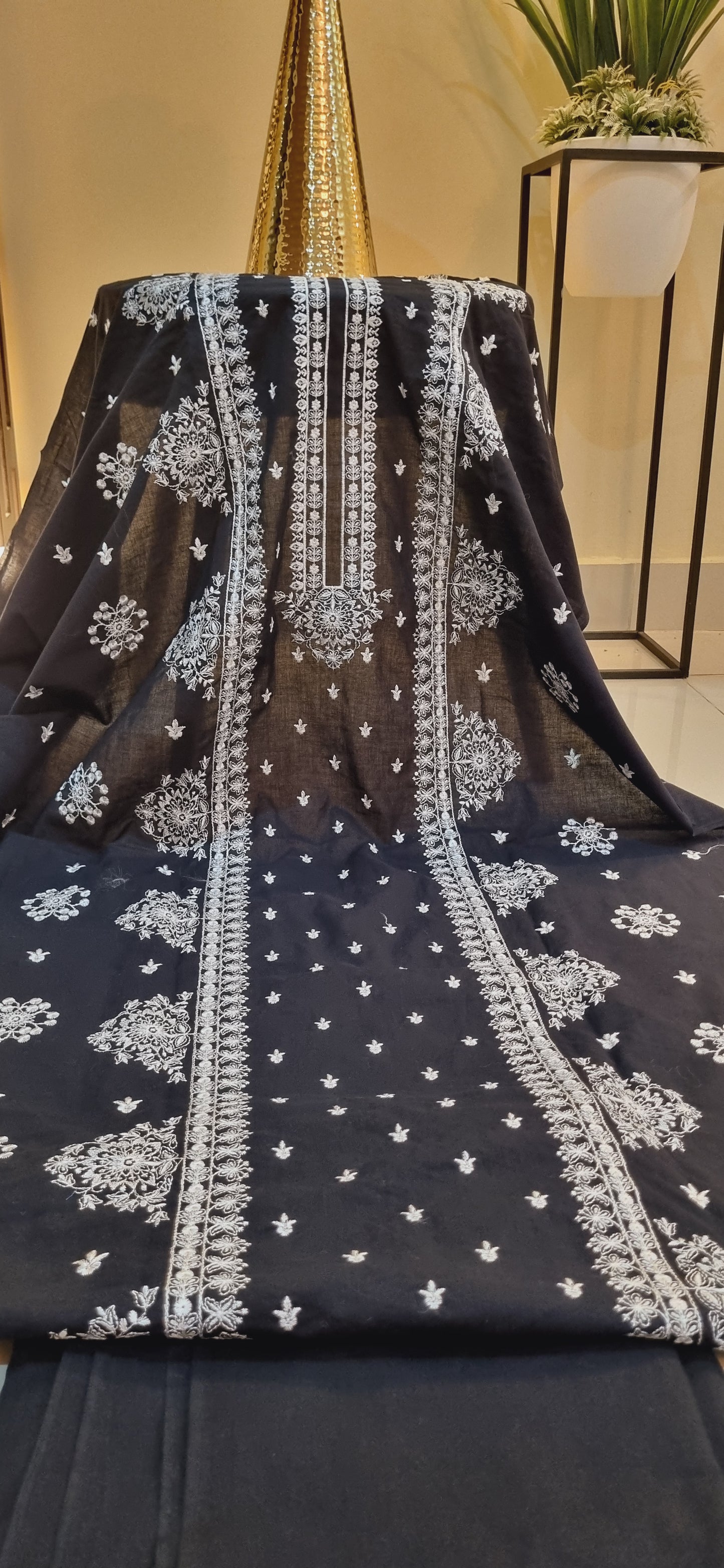 Embroidered two piece