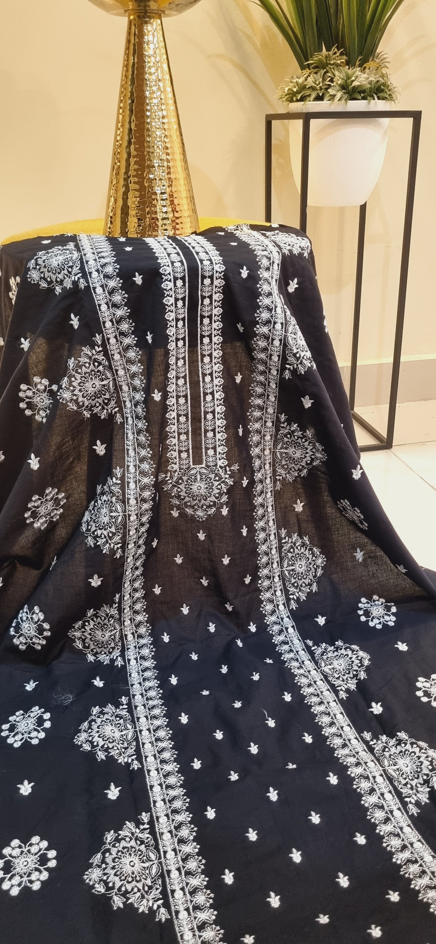 Embroidered two piece