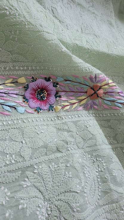 Chikankari shirt : parsi gara