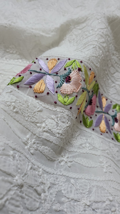 Chikankari shirt : parsi gara